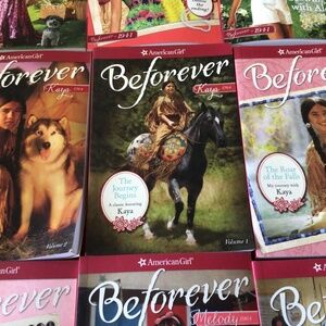 Kaya American Girl Beforever 3 Book Set 1&2 & The Roar Of The Falls 1767 ribbon